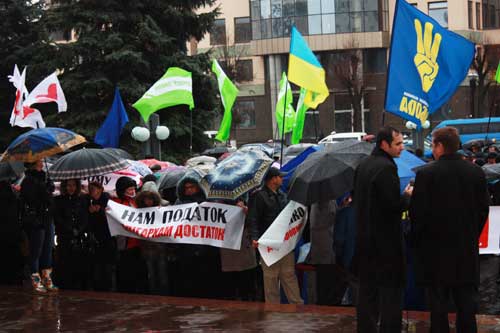 У Франківську знову протестують